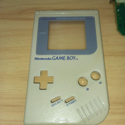 【Line Missing on the Side】Backlit Original Game Boy, Adapter, and Pokémon