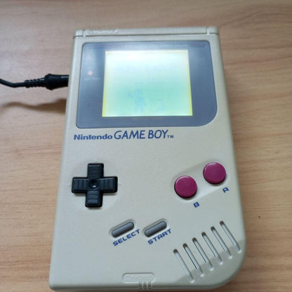【Line Missing on the Side】Backlit Original Game Boy, Adapter, and Pokémon