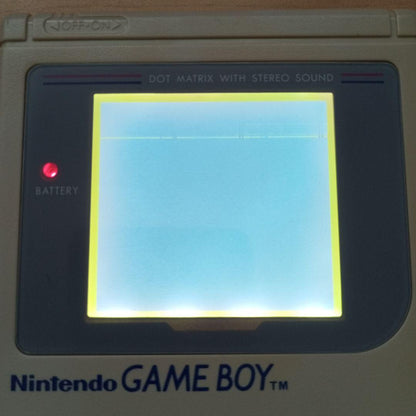 【Line Missing on the Side】Backlit Original Game Boy, Adapter, and Pokémon