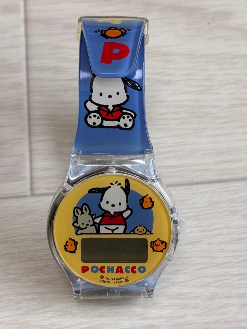 【Retro】Unused Pochacco Watch Sanrio