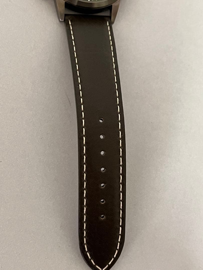 [New Unused Battery Replaced] KATHARINE HAMNETT Chronograph Green Camouflage