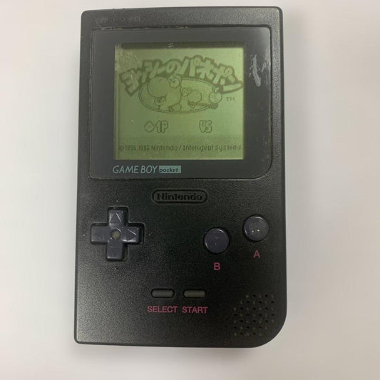 GAME BOY pocket Black Body Yoshi's Panepon Included