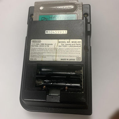 GAME BOY pocket Black Body Yoshi's Panepon Included