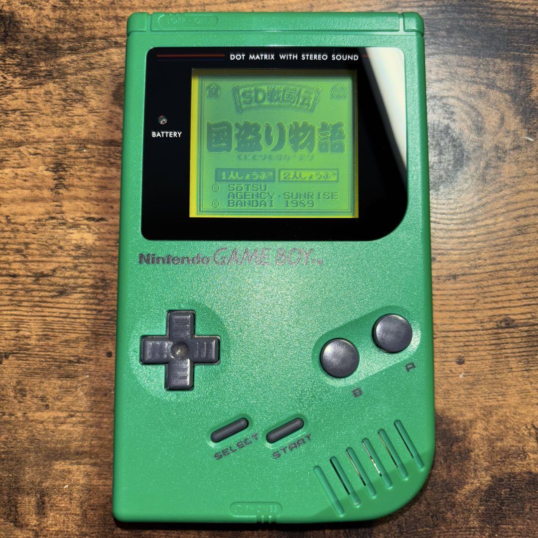 Good Condition Green Game Boy Console Game Boy Nintendo