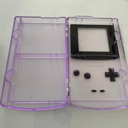 Genuine Rare Game Boy Clear Purple Case + 4 Games Set