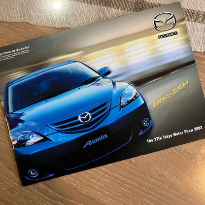 Mazda Axela Catalog 37th Tokyo Motor Show 2003
