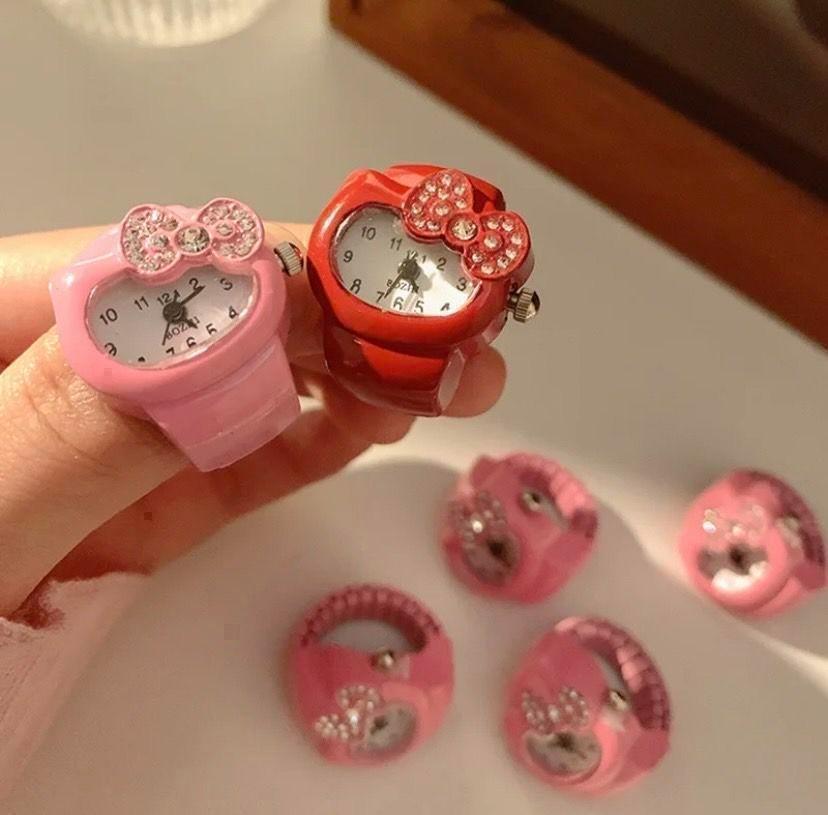 a85 Hello Kitty Quartz Watch Pink Quartz Sanrio