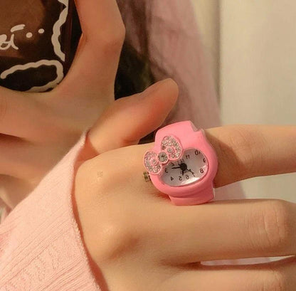 a85 Hello Kitty Quartz Watch Pink Quartz Sanrio