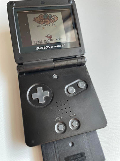 Nintendo Game Boy Advance SP Black Main Unit + Game Cartridge