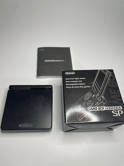 Nintendo Game Boy Advance SP Black Main Unit + Game Cartridge