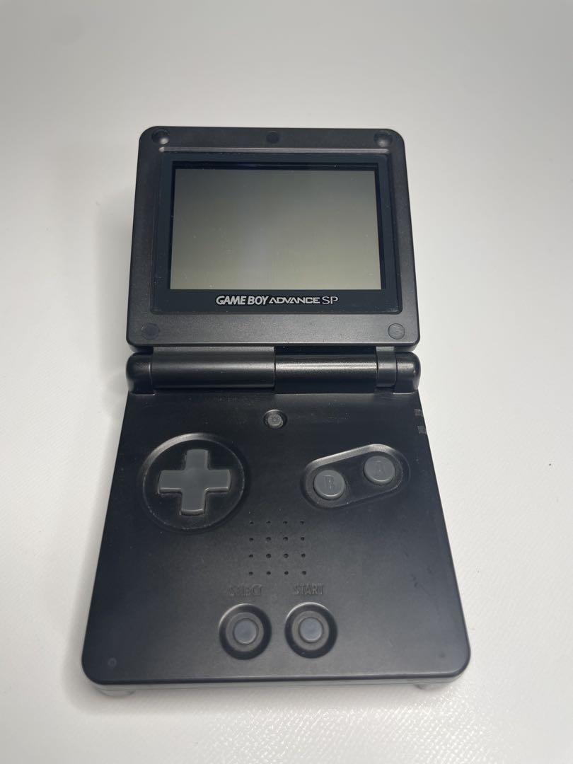 Nintendo Game Boy Advance SP Black Main Unit + Game Cartridge