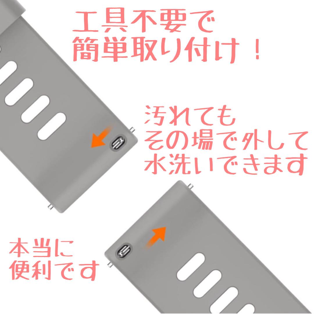 New Watch Strap 1.8cm No Tools Required Silicon Material Black BK010