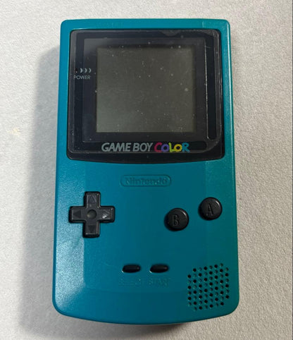 [Verified Functionality] Game Boy Color Main Unit Blue + Pokémon Silver Software Set