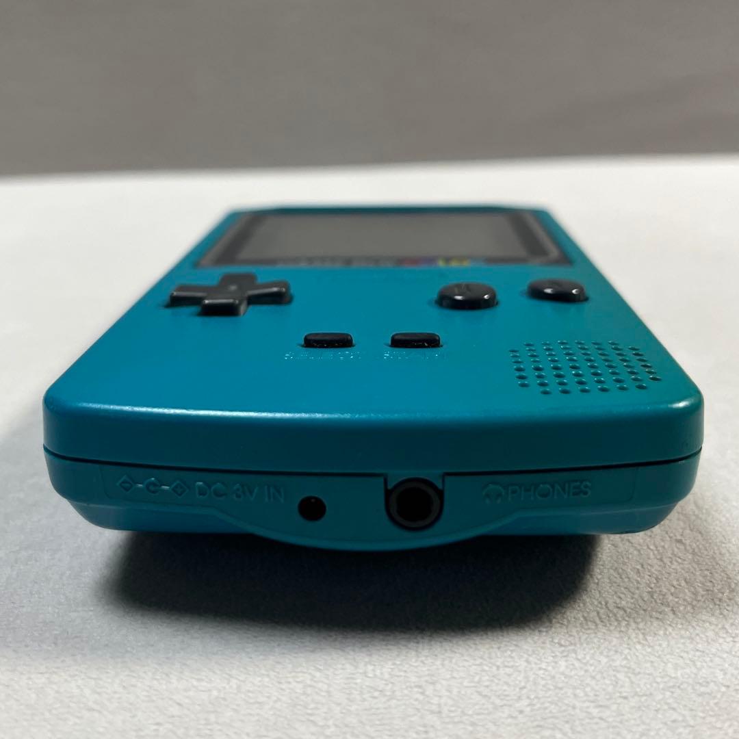 [Verified Functionality] Game Boy Color Main Unit Blue + Pokémon Silver Software Set