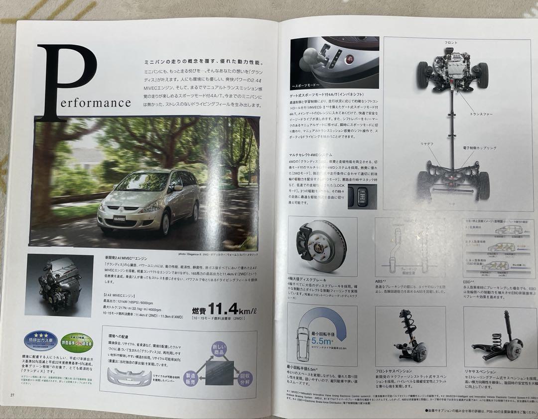 Mitsubishi Grandis Catalog March 2004