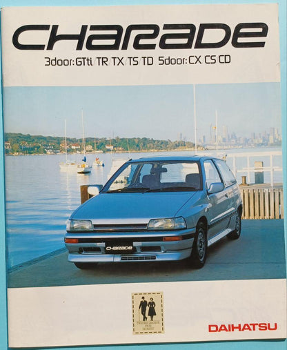 Street Car 1987 Daihatsu Charade 3rd Generation G100 Pre-Type Catalog