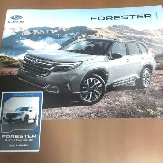 SUBARU New Type FORESTER Forester Catalog (Card Included)