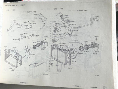 Toyota Crown Parts Catalog '87.9