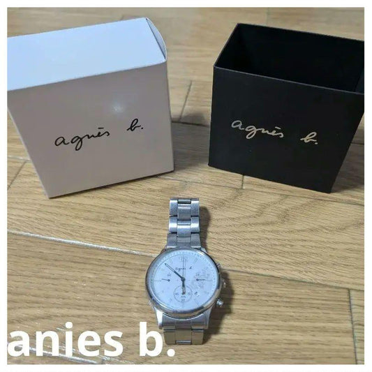 agnès b. Lizard Pattern Solar Watch
