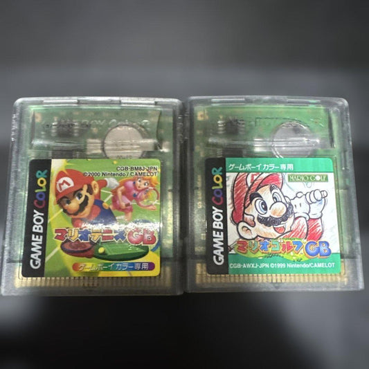 Mario Golf Mario Tennis Game Boy Color Software
