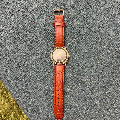 Vivienne Westwood Gold Leather Wristwatch