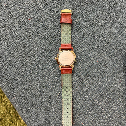 Vivienne Westwood Gold Leather Wristwatch