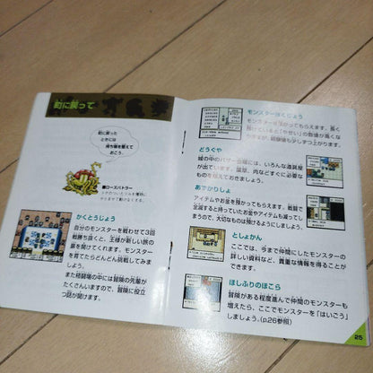 Dragon Quest Monsters User Manual Only Good Condition