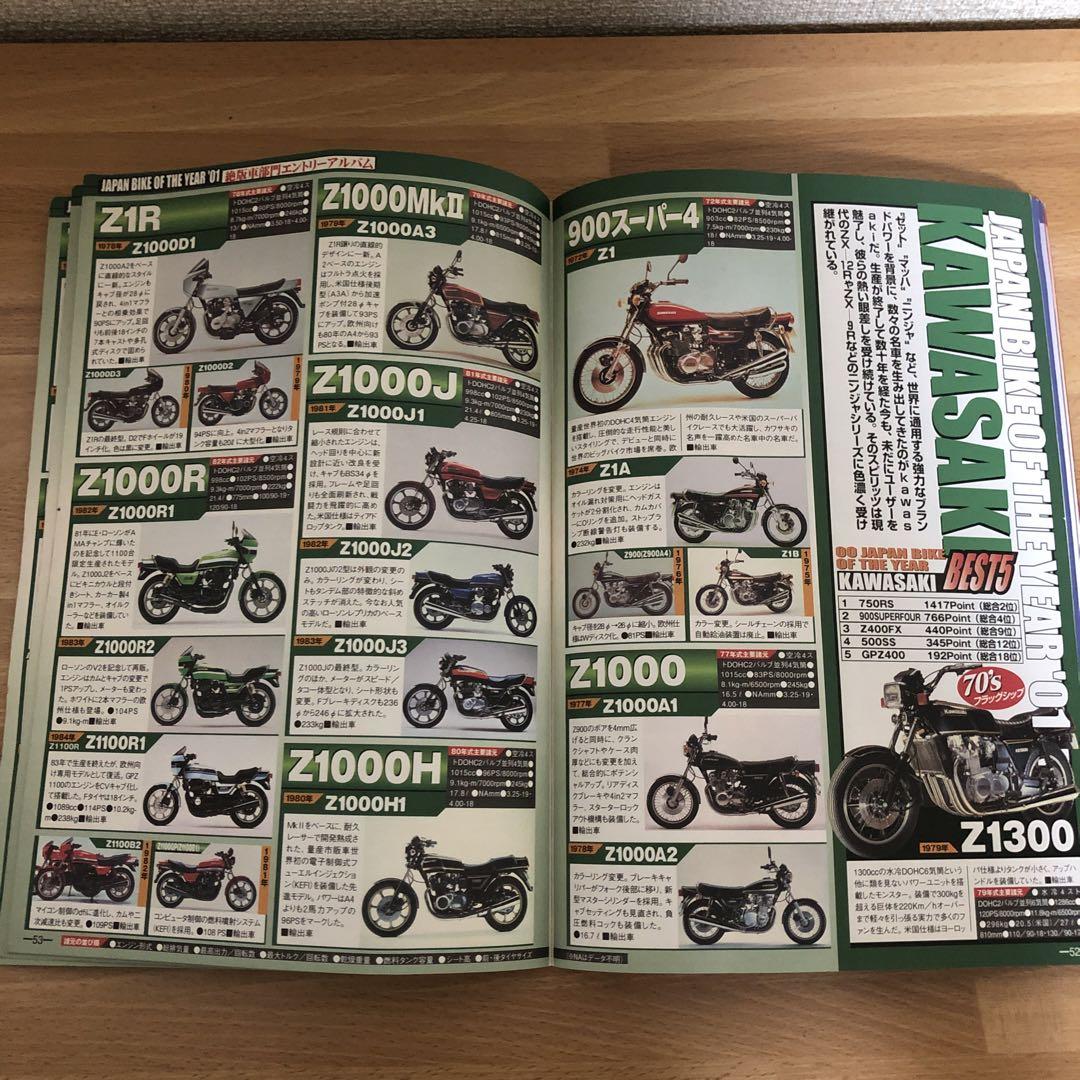 Bike Encyclopedia Album BIKE OF THE YEAR 01 Full Color Rare Non-Sale Item