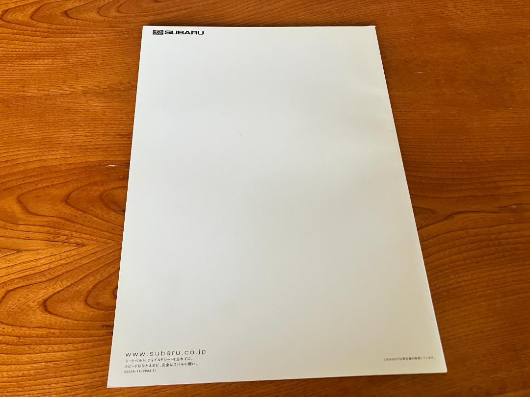 Legacy Touring Wagon Catalog May 2003 61 Pages Subaru