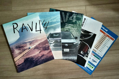 Toyota Catalog Set of 4 Books CROSS RAV4 SIENTA RAIZE