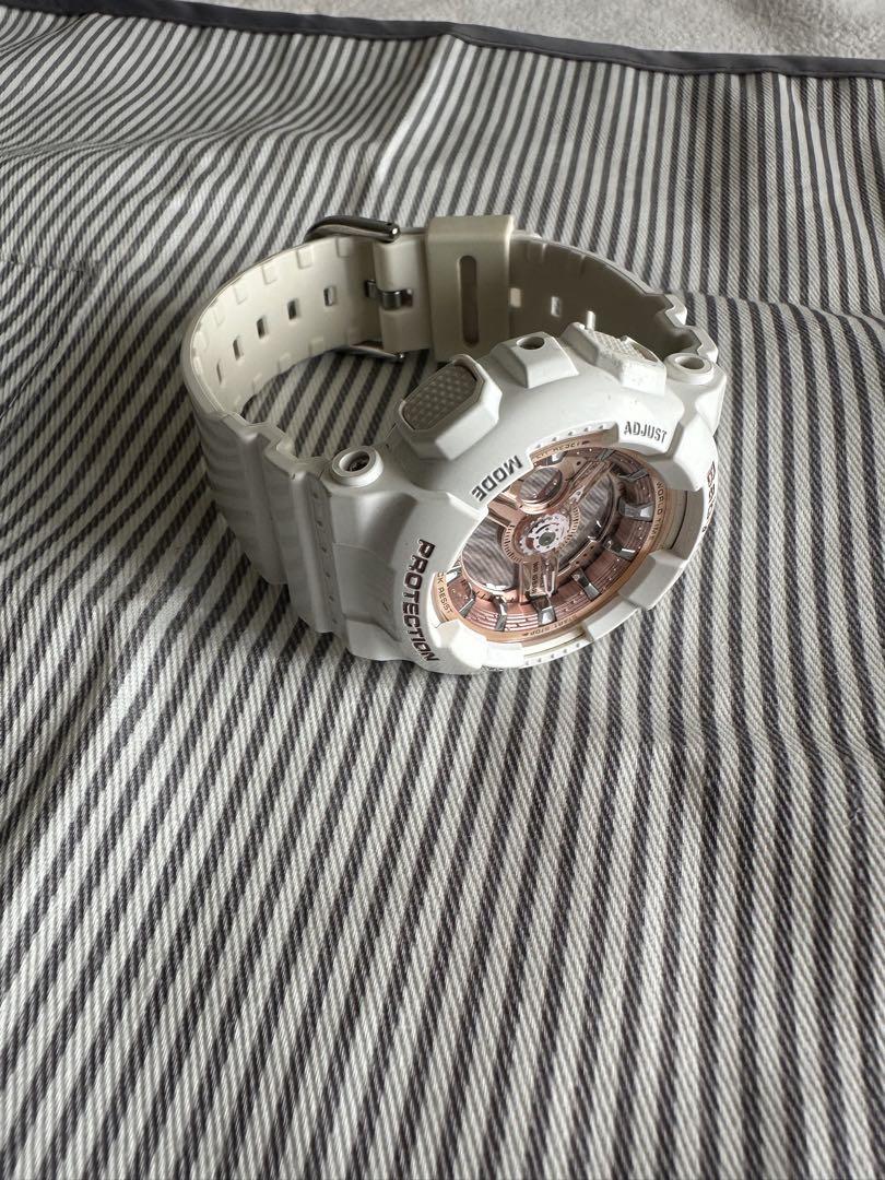 Baby-G BA-110 White Analog-Digital Watch.