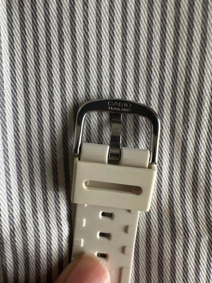 Baby-G BA-110 White Analog-Digital Watch.