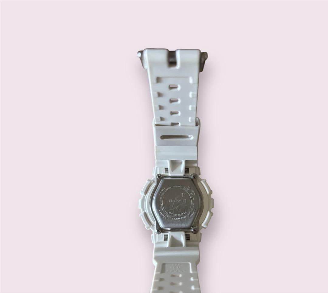 Baby-G Digital Watch White x Rose Gold