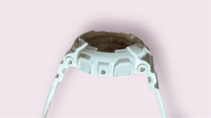 Baby-G Digital Watch White x Rose Gold