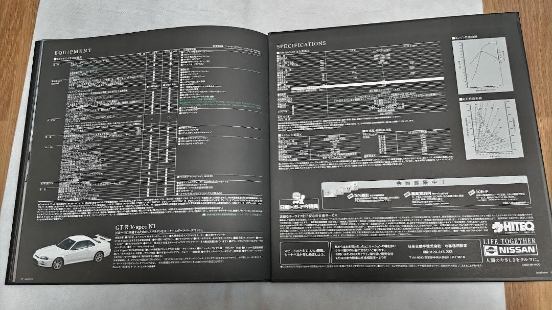 Nissan Skyline 34GT-R Hard Cover Catalog