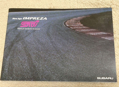 Subaru Impreza STi & WRX Standard Catalog & Accessories & Special Specification Vehicle Flyer