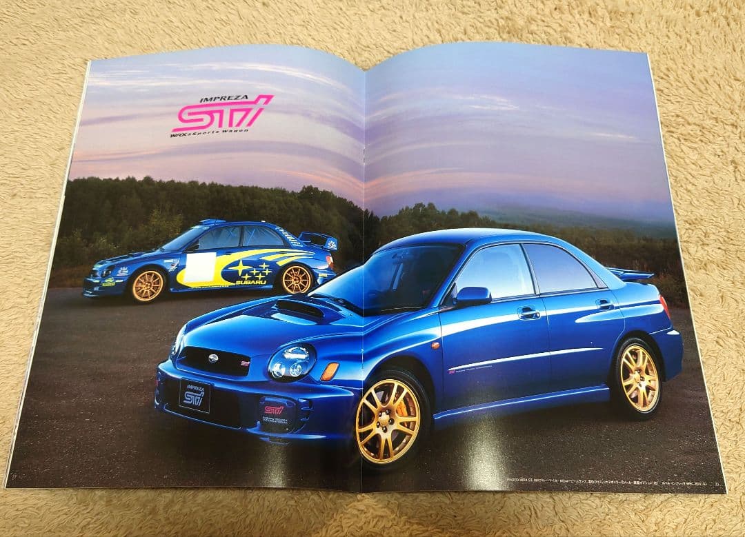 Subaru Impreza STi & WRX Standard Catalog & Accessories & Special Specification Vehicle Flyer