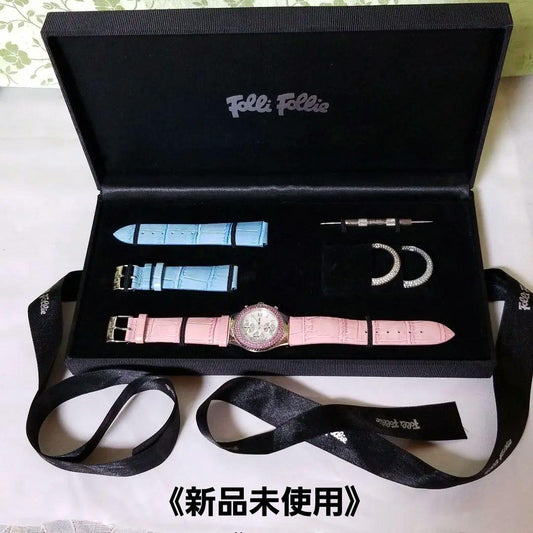 New Unused Folli Follie Watch with Replacement Strap and Bezel