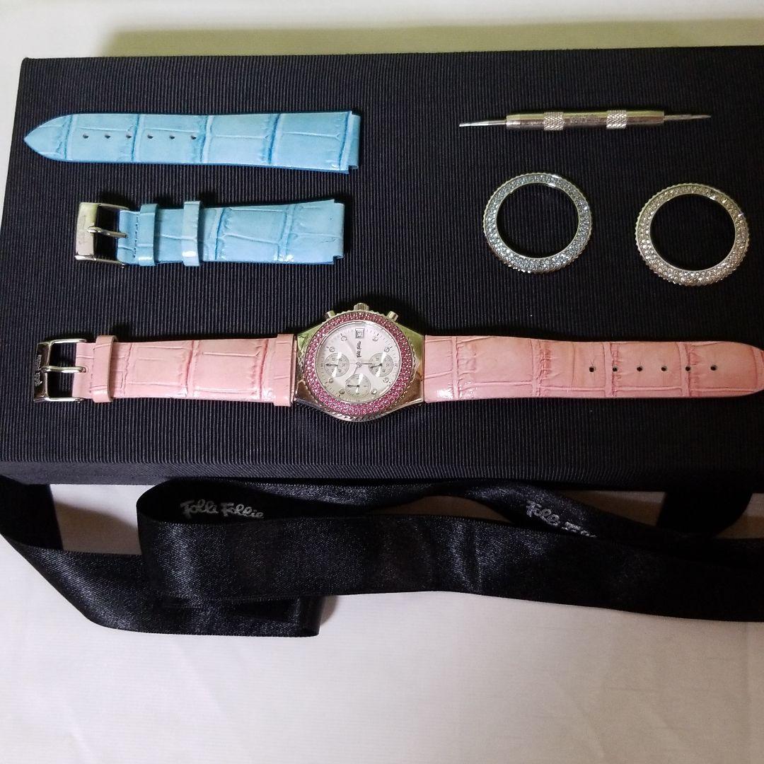 New Unused Folli Follie Watch with Replacement Strap and Bezel