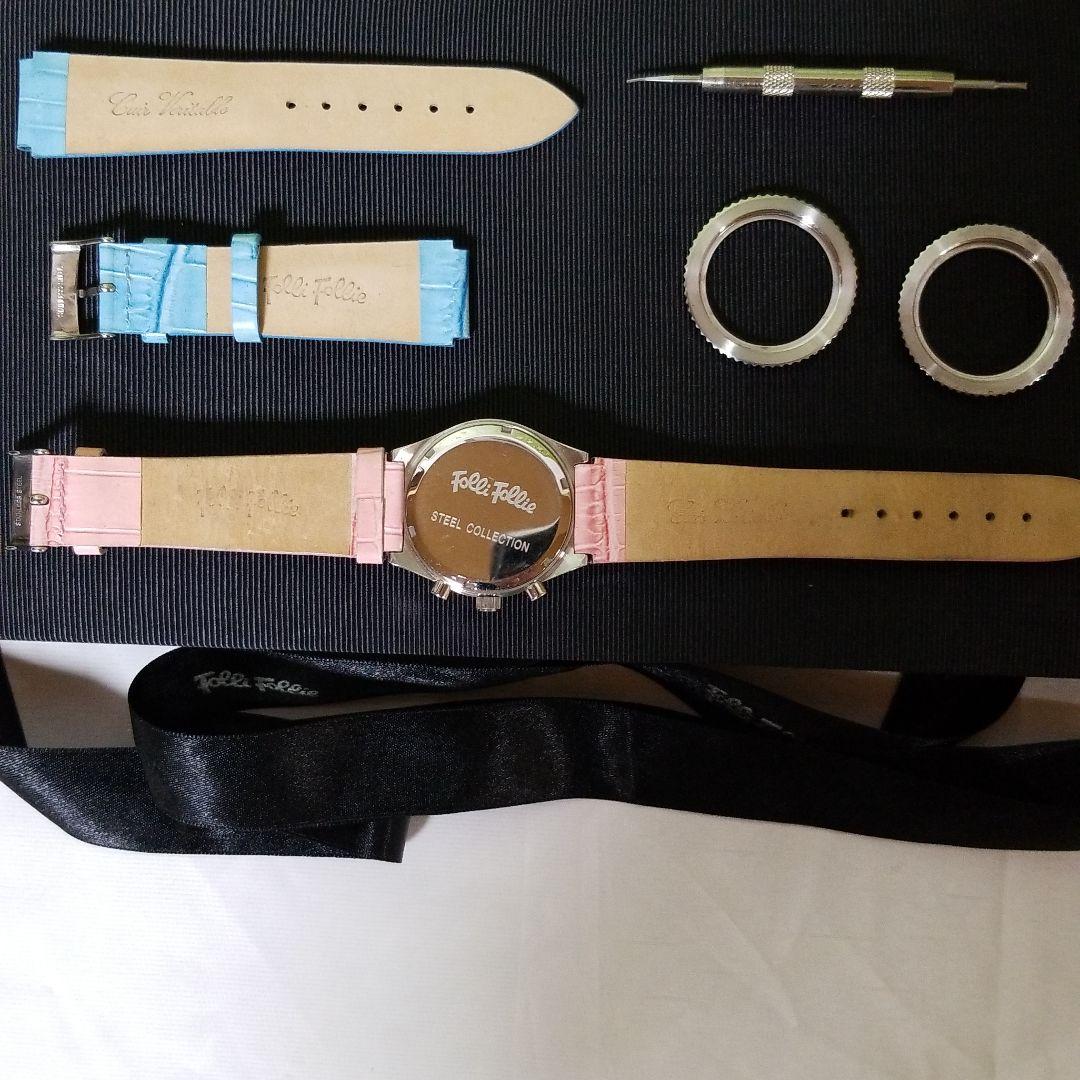 New Unused Folli Follie Watch with Replacement Strap and Bezel
