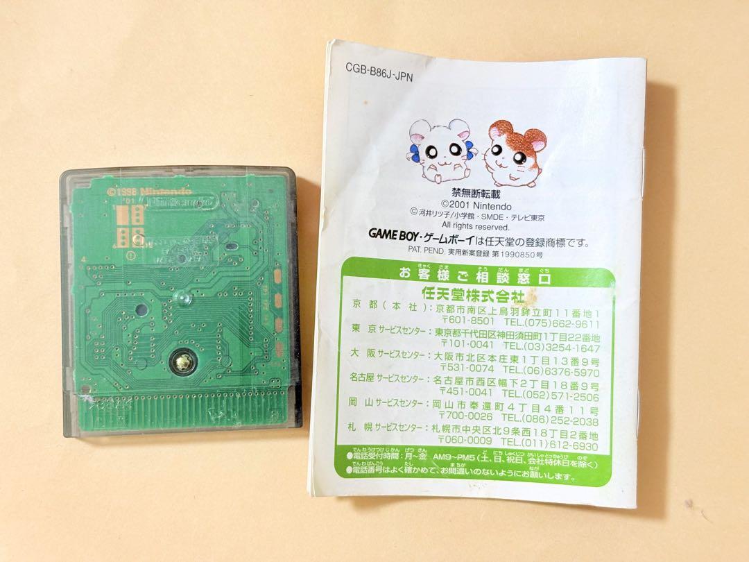 Retro Heisei Totoko Hamtaro 2 Game Boy Software