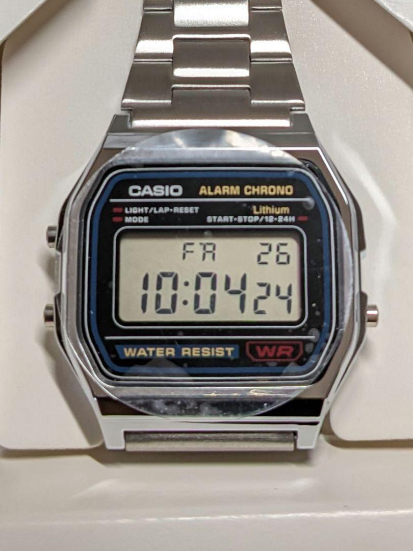 [New Unopened] Casio Digital Watch Casio Stainless Steel Retro Model