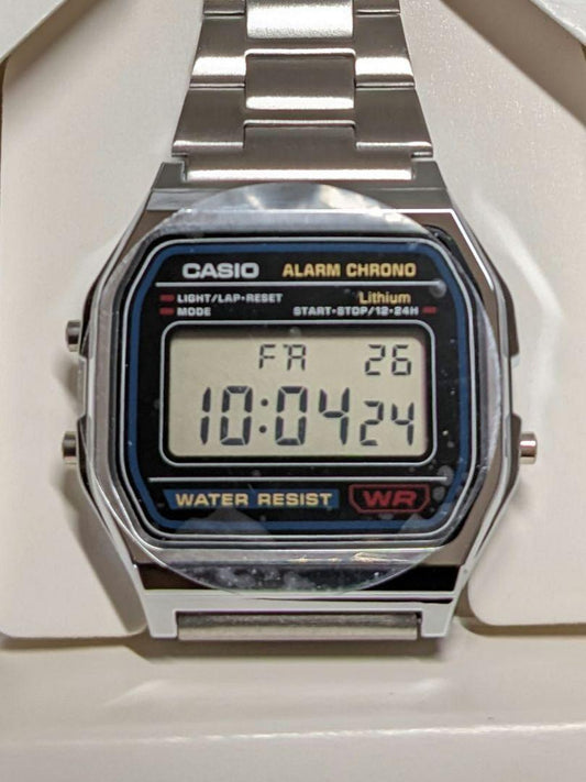 [New Unopened] Casio Digital Watch Casio Stainless Steel Retro Model