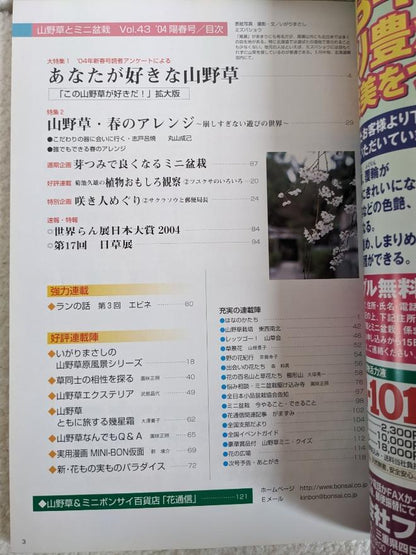 Wildflowers and Miniature Potted Plants, Spring 2004 Edition