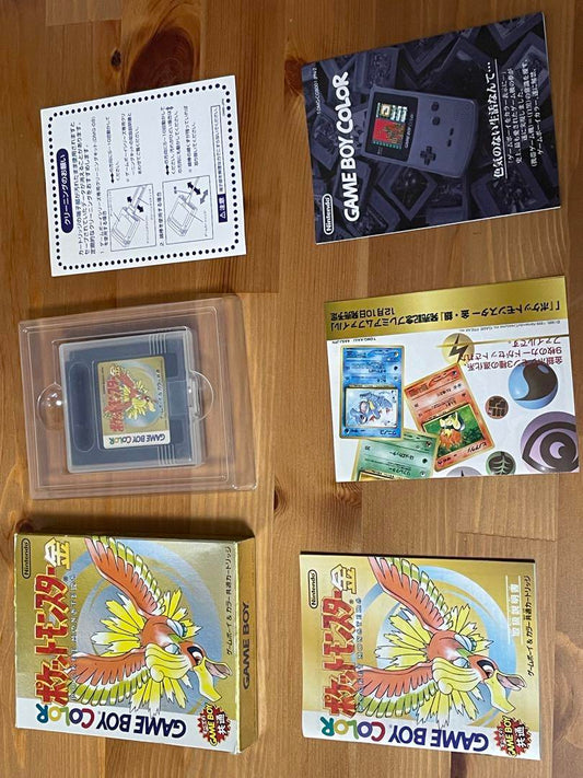 Game Boy Soft Card Pocket Monsters Gold
