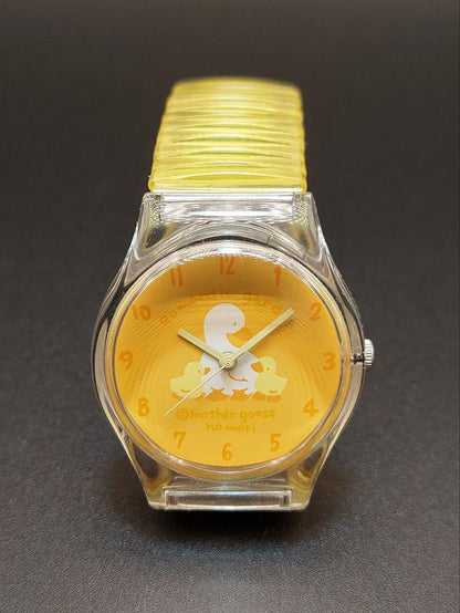 Mother Goose's Forest Romantic Garden Duck Watch (Yellow)