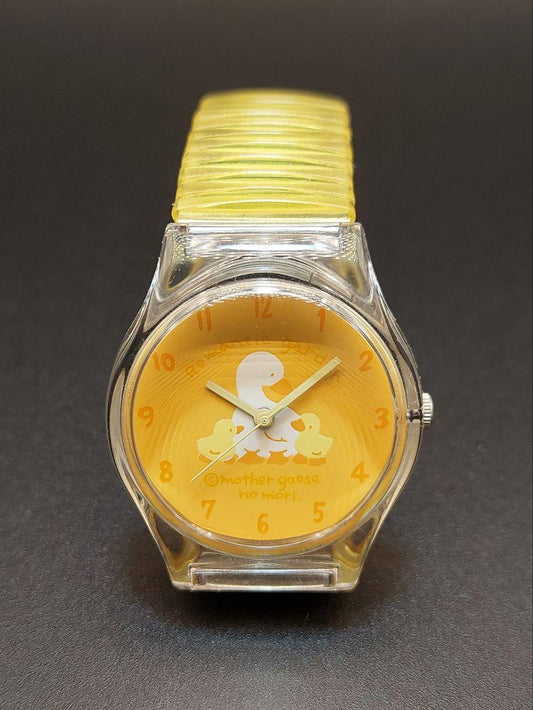Mother Goose's Forest Romantic Garden Duck Watch (Yellow)