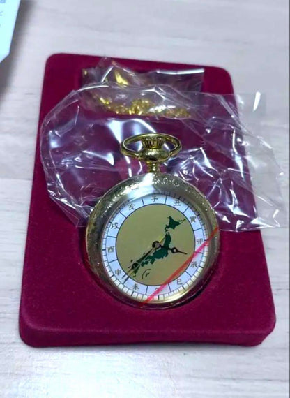 Original Pocket Watch Japan Map & Mt. Fuji Design