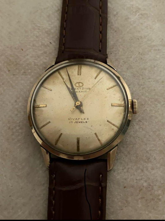 ORIENT Star Drive Men's Automatic Winding Watch New Leather Strap