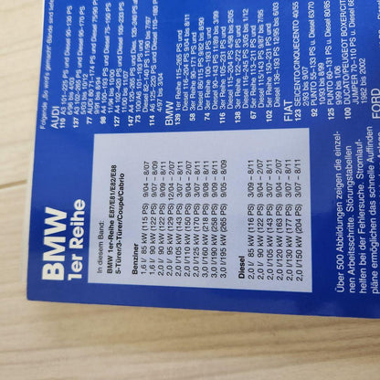 BMW E87 1 Series Service Manual Folded and Marked